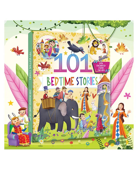 101 Bed Time Stories Illustrated Padded Book With a Collection of Enchanting Short Tales for Kids (Authentic Verified)