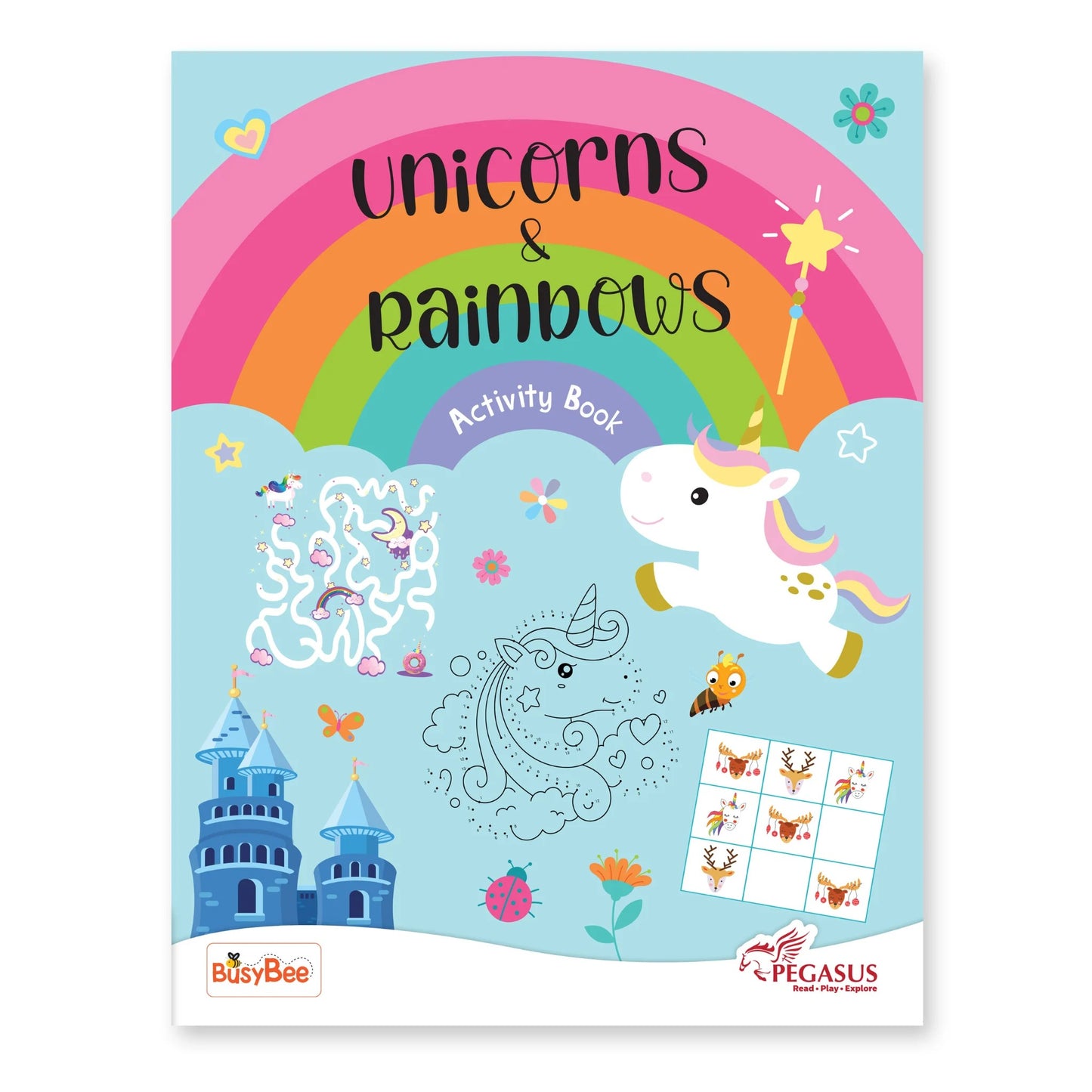 Pegasus Activity Book : Unicorns & Rainbows