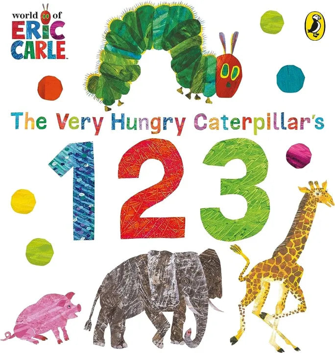 The Very Hungry Caterpillar's 123 (English, Board book) By Eric Carle