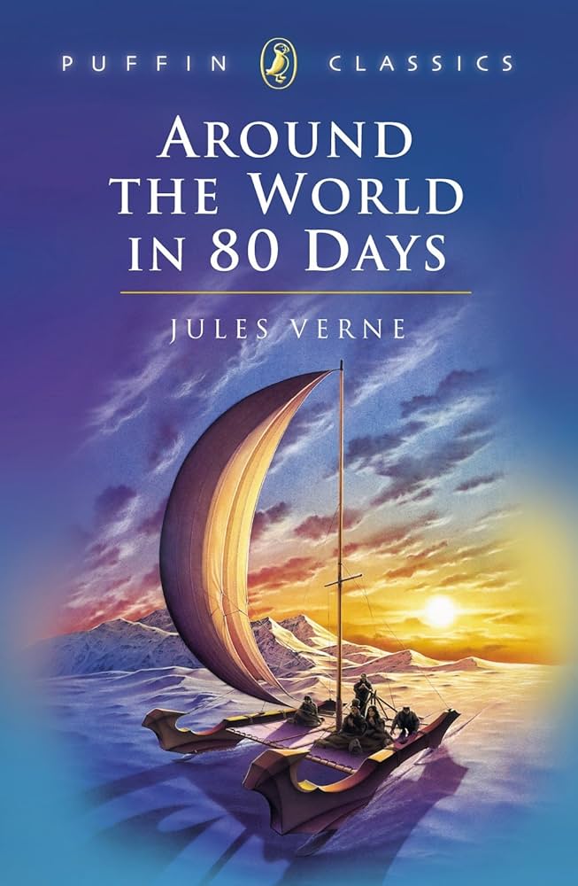 Around The World In Eighty Days (authentic verified) by Jules Verne