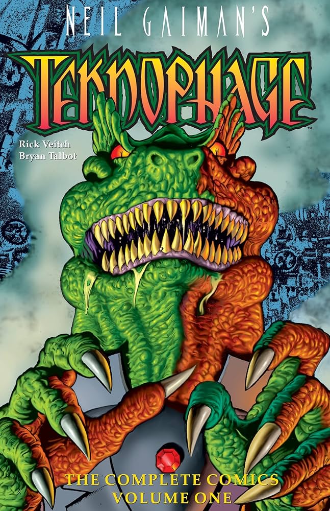 Teknophage Volume One (authentic verified) by Neil Gaiman