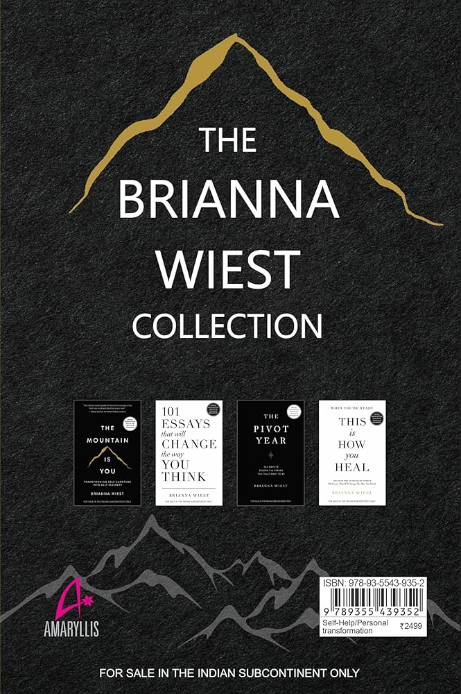 The Brianna Wiest Collection The Mountain is You 101 Essays That Will Change The Way You Think The Pivot Year This is How You Heal (Authentic Verified)