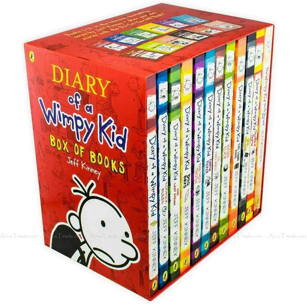 Diary of a Wimpy Kid by Jeff Kinney Volume (1-14) High Quality Box set