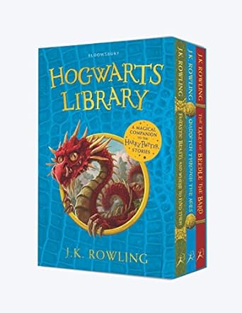Hogwarts library set by j.k Rowling