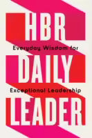 Hbr Daily Leader: Everyday Wisdom For Exceptional Leadership (English, Hardcover) By Harvard Business Review