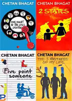 Chetan Bhagat Combo Of 4 Books