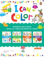I Can Color (Pack of 4 Books)