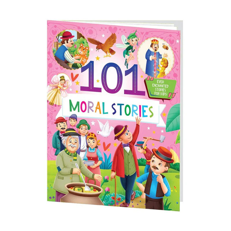 101 Moral Stories Illustrated Padded Book With a Collection of Enchanting Short Tales for Kids (Authentic Verified)