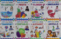 Copy Colouring : Eight Books (For 4 - 7 Years Old)