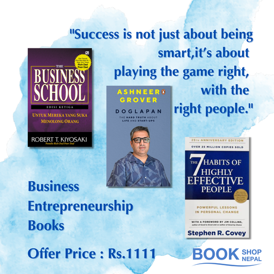 Business & Success combo Business school+ Doglapan+ 7 habits of highly effective people