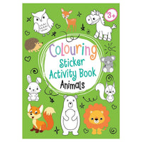 Animals Colouring Neon Sticker Activity Book