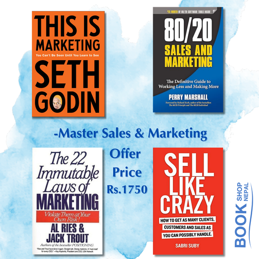 Master sales and marketting combo This is marketting-Seth Godin 80/20 sales and marketting-Perry Marshall The 22 immutable laws-Al Ries Sell like crazy-Sabri Suby