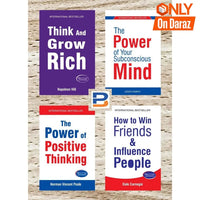Think and grow rich, The power of your subconscious mind, The power of positive thinking & How to win friends & Influence People