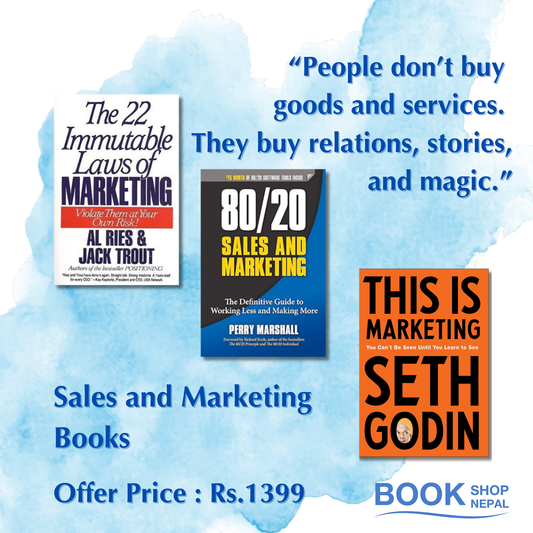 Sales and Marketing Combo Offer This is marketing+ 80/20 sales and marketing + 22 immutable laws of marketing