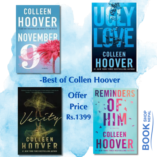 Best of Collen Hoover combo  November 9-Colleen Hoover Ugly love-Colleen Hoover Verity-Colleen Hoover Reminder of him-Collen Hoover