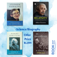 Science/Biography combo Stephen Hawking-Challenge to impossible Albert Einstein-Relativity Albert Einstein Father of modern physics My invention-Nikola Tesla