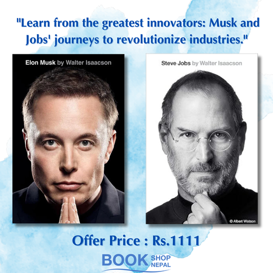 biography combo Elon musk-Walter Isaacson Steve Jobs-Walter Isaacson