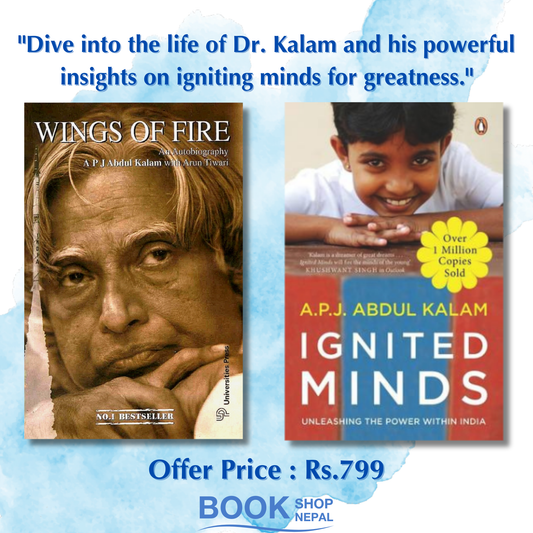 Wings of fire and ignited mind combo set by Abdul kalam