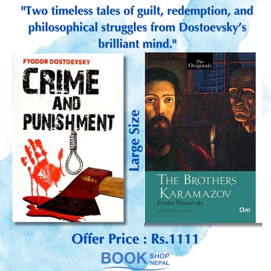 Fyodor Dostoevsky Classic Combo Crime and punishment+ The Brothers Karamazov