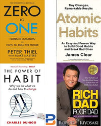 PB6 (Zero to one, Atomic habit, The power of habit & Rich dad poor dad )