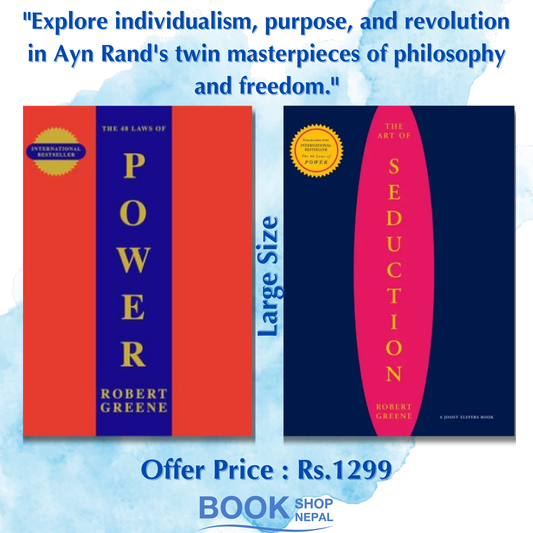 Power book combo Robert Greene 48 Laws of power + Art of seduction