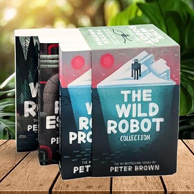 The Wild Robot Series 3 Books Collection Set By Peter Brown (The Wild Robot, The Wild Robot Escapes, The Wild Robot Protects)