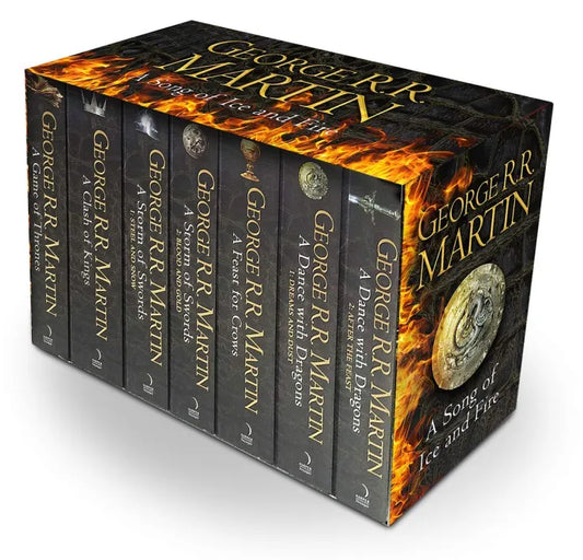 A Song of Ice and Fire - A Game of Thrones: The Complete Boxset of 7 Books (English, Paperback) By George R. R. Martin