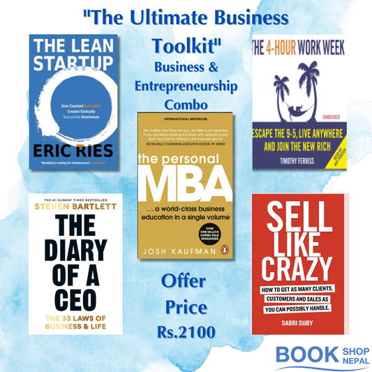 5 Business & Entrepreneurship combo sell like crazy+ personal mba + lean startup + the 4 hour work week + diary of ceo