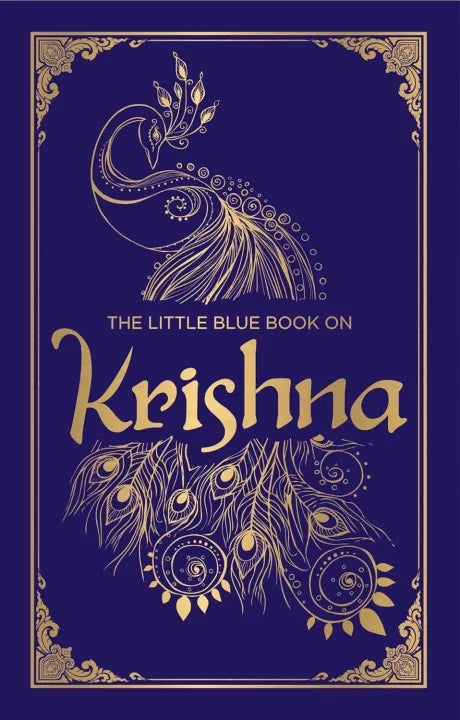 The Little Blue Book On Krishna (Deluxe Silk Hardbound) By Shubha Vilas