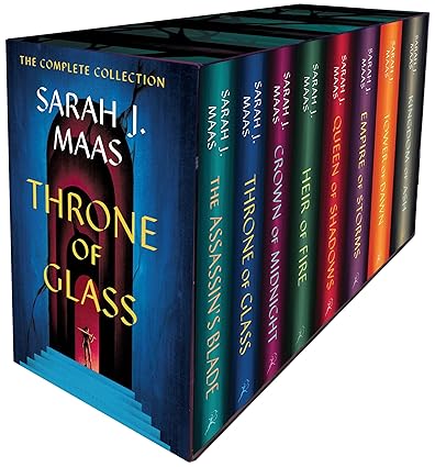 Throne of Glass by Sarah J. Maas (9 PC) High Quality Box Set