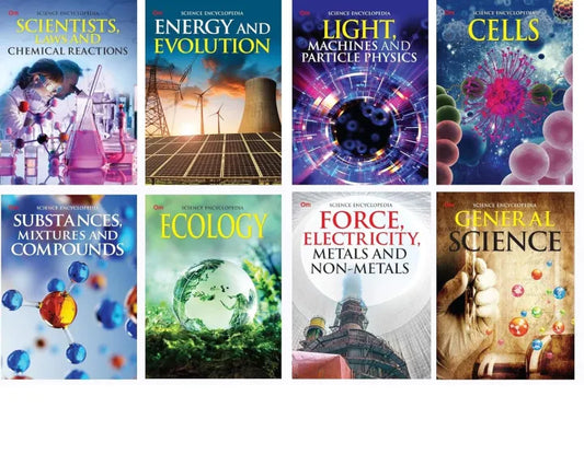 Phulchowki Books Encyclopedia of Science ( Set of 8 Books) Paperback By Om Books Editorial Team