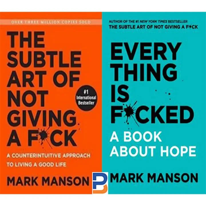 The Subtle Art Of Not Giving A F*Ck And Everything Is F*Cked Box Of Two Books