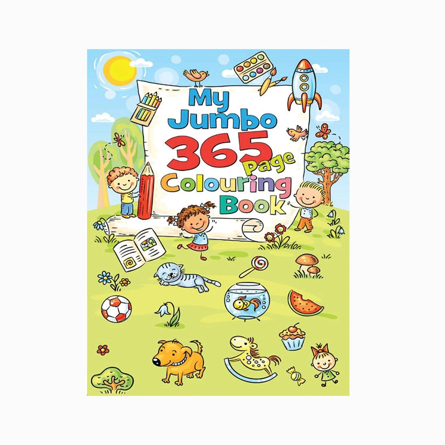My Jumbo 365 Page Colouring Book