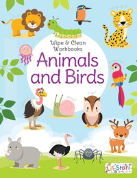 Wipe & Clean Å¸?? Animals | Reusable Workbook with Marker