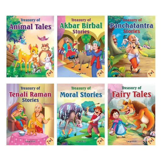 Phulchowki Books Treasury of Stories (Set of 6 Books) By Golden Minds Publishing House