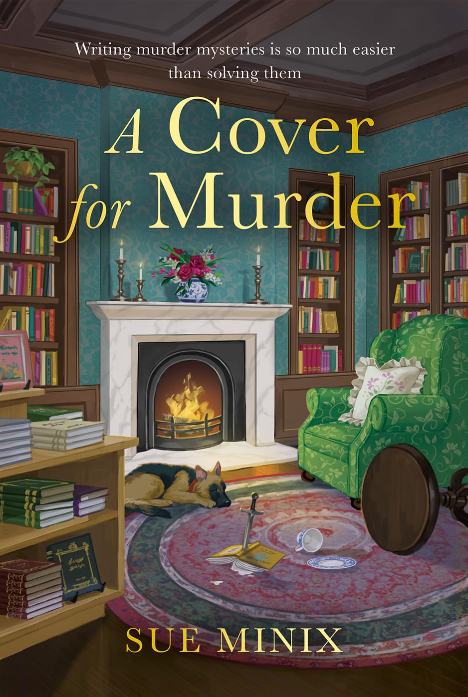 A Cover for Murder The Bookstore Mystery Series (Authentic Verified) Sue Minix