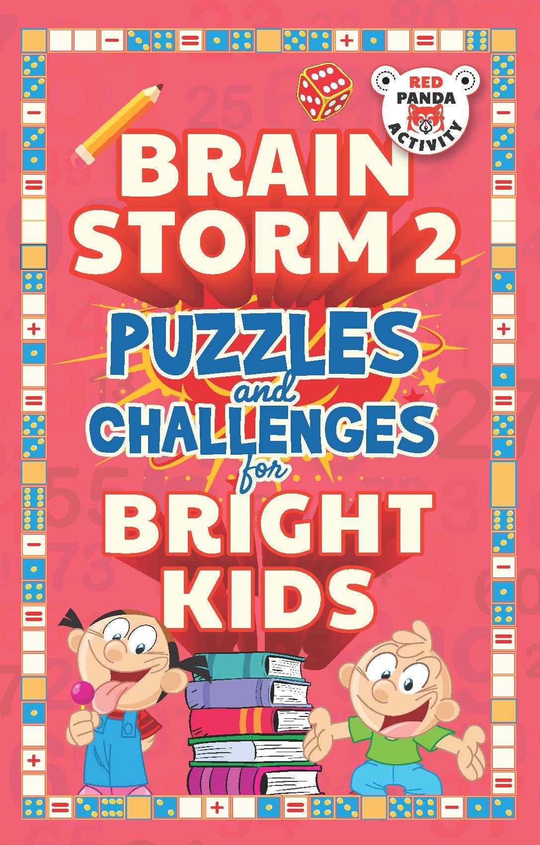 Brain Storm : Puzzles And Challenges For Bright Kids (authentic verified) by Red Panda