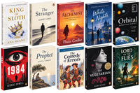 King of sloth + the stranger + Alchemist + white night (Fyodor Dostoevsky) + Orbital + 1984 + the prophet + comedy error + the vegetarian + Lord of flies — 10-Book Bundle — 10-Book Bundle