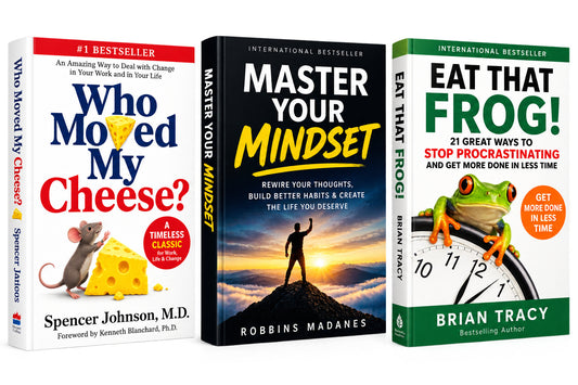 Who moved my cheese + master your mindset + eat that frog (Brian Tracy) — 3-Book Bundle — 3-Book Bundle