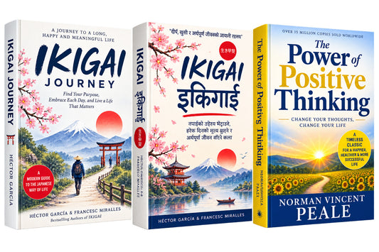 ikigai journey + Ikigai nepali + Power of positive thinking(A) — 3-Book Bundle — 3-Book Bundle