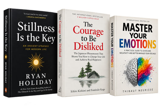 Stillness is the key + the courage to be dislike (fumitake koga) + Master your emotions — 3-Book Bundle — 3-Book Bundle