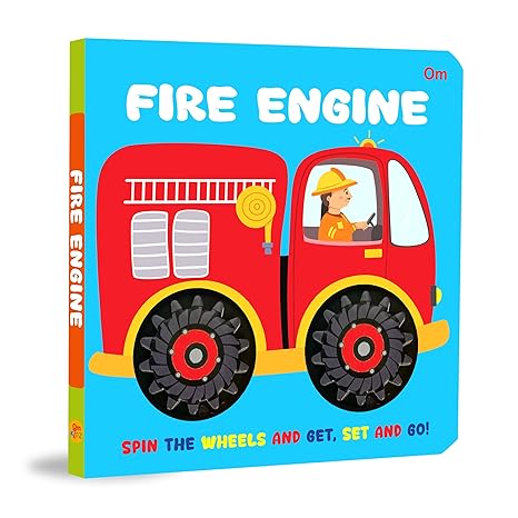 Fire Engine: Wheel Book (Board Book) (authentic verified)