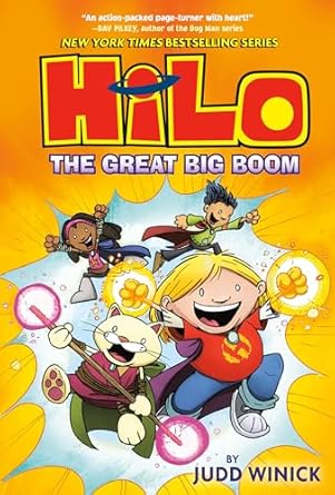 Hilo The Great Big Boom (Authentic Verified) Judd Winick