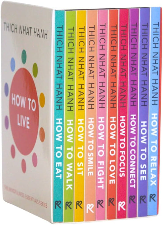 How To Live (authentic verified) by Thich Nhat Hanh (The Mindfulness Essentials Series, Box Set of 10 Books)