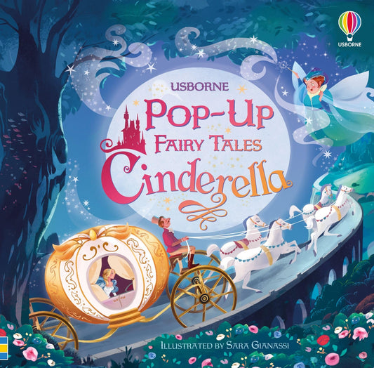 Pop-up Cinderella (authentic verified) (Illustrated pop up book for Kids)