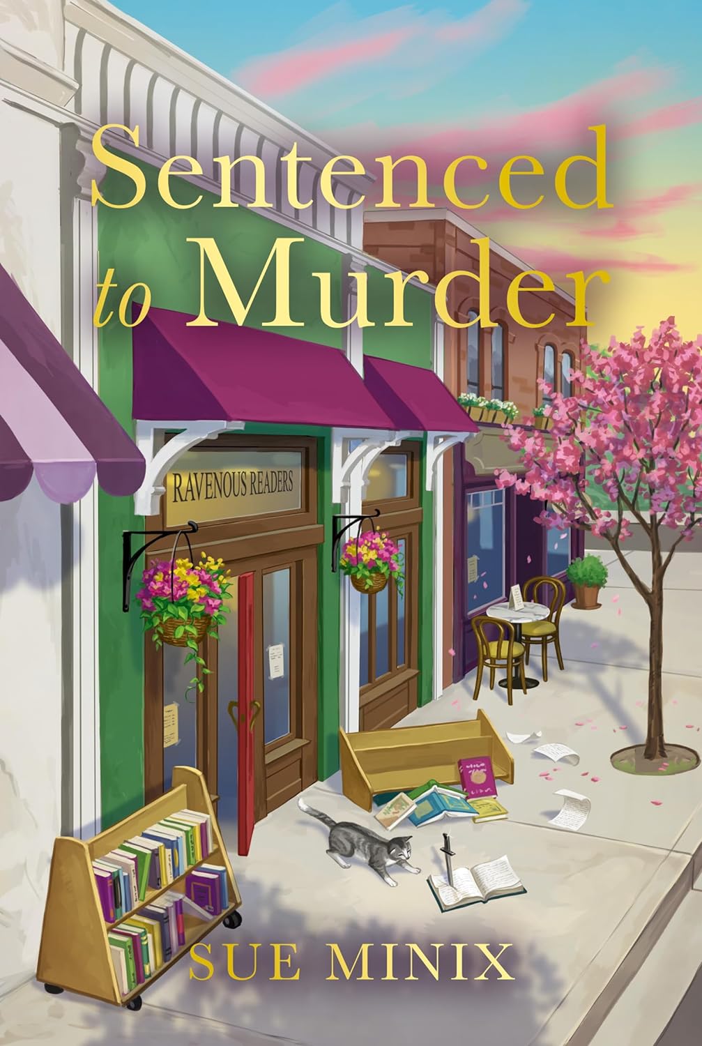 Sentenced to Murder The Bookstore Mystery Series (Authentic Verified) Sue Minix