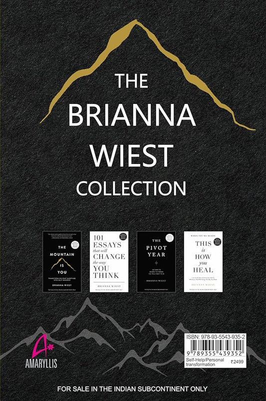 The Brianna Wiest Collection The Mountain is You 101 Essays That Will Change The Way You Think The Pivot Year This is How You Heal (Authentic Verified)