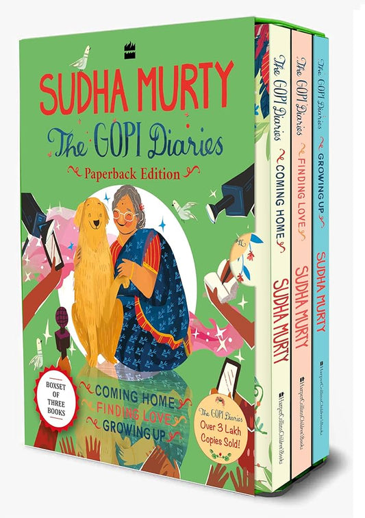 The Gopi Diaries (authentic verified) by Sudha Murty (3 Hardback Books Box Set)