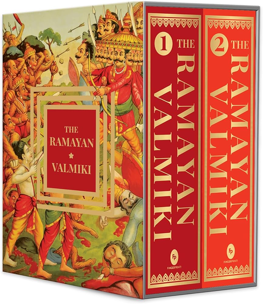 The Ramayan of Valmiki Volume 1 & 2 (Authentic Verified) Deluxe Hardbound Edition Boxed Set