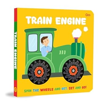 Train Engine: Wheel Book (Board Book) (authentic verified)